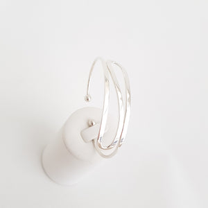 Silver Wave Bracelet - Idee D'Arte Positano