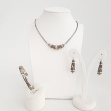 Load image into Gallery viewer, Snake Necklace Silver and Gold - Idee D&#39;Arte Positano
