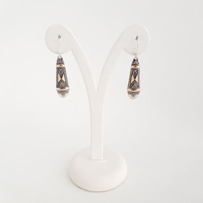 Gold Decoration Earrings - Idee D'Arte Positano