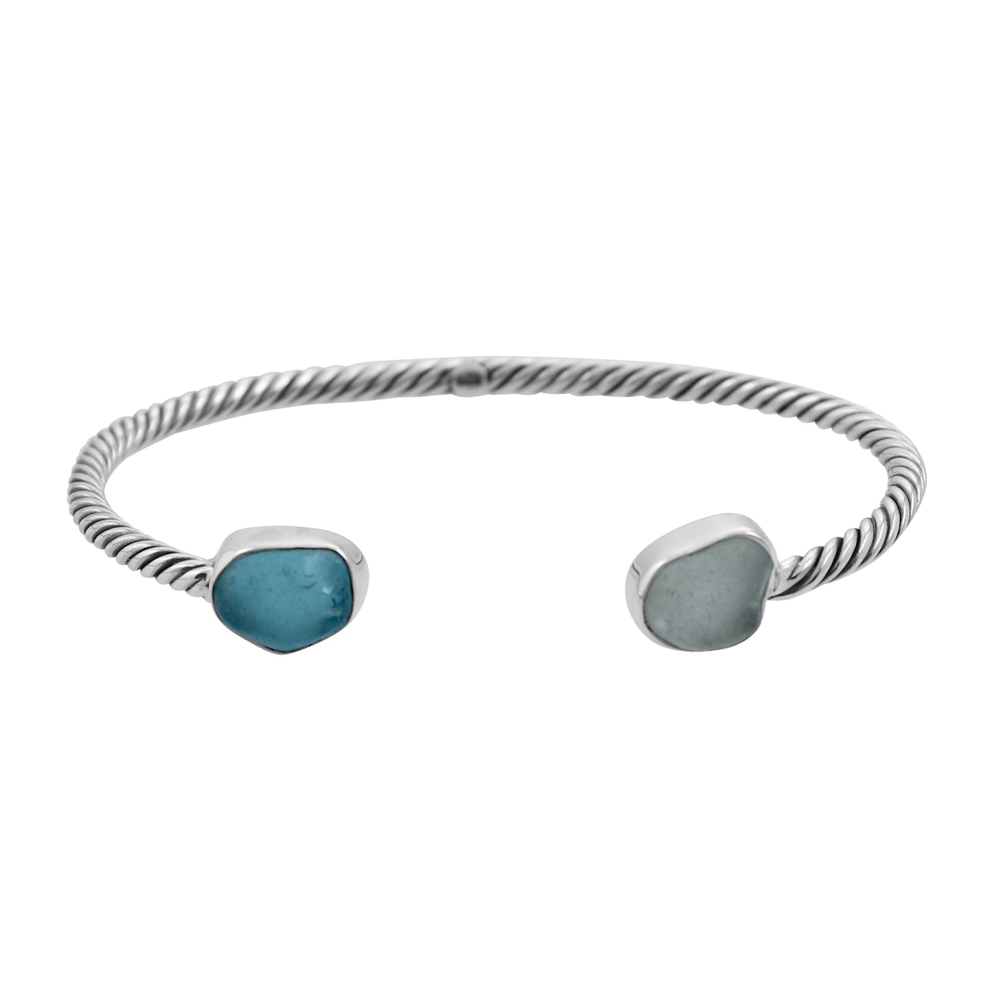 Bangle Sea Glass Bracelet - Idee D'Arte Positano