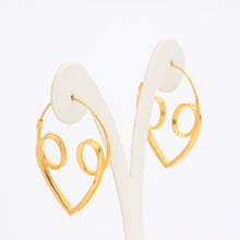Load image into Gallery viewer, Silver Twisted Circle earrings - Idee D&#39;Arte Positano
