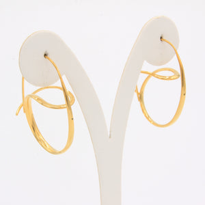 Golden Planet Earrings - Idee D'Arte Positano