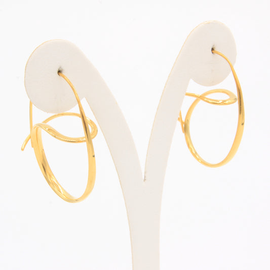 Golden Planet Earrings - Idee D'Arte Positano
