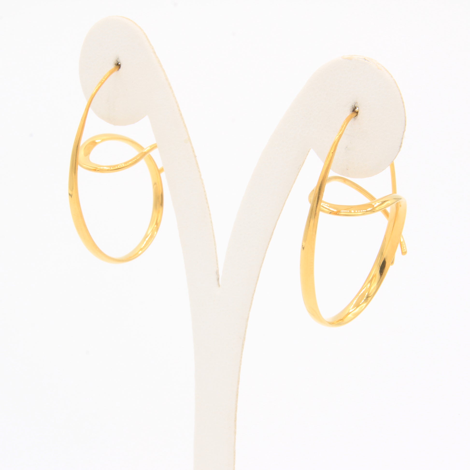 Golden Planet Earrings - Idee D'Arte Positano