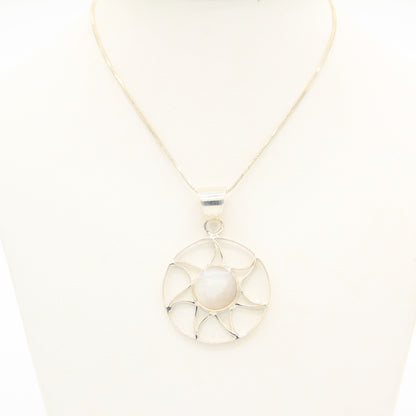 Delicate Sun Pendant - Idee D'Arte Positano
