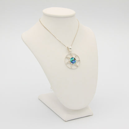 Delicate Sun Pendant - Idee D'Arte Positano