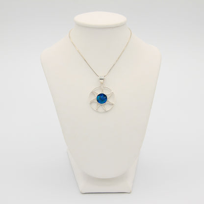 Delicate Sun Pendant - Idee D'Arte Positano