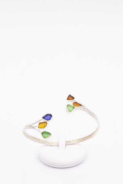 Sea Glass Flexible Bracelet - Idee D'Arte Positano