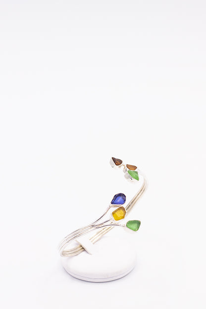 Sea Glass Flexible Bracelet - Idee D'Arte Positano