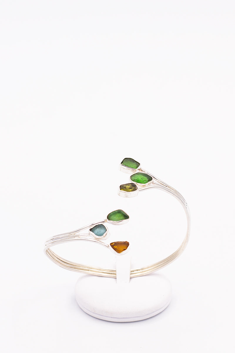 Sea Glass Flexible Bracelet - Idee D'Arte Positano