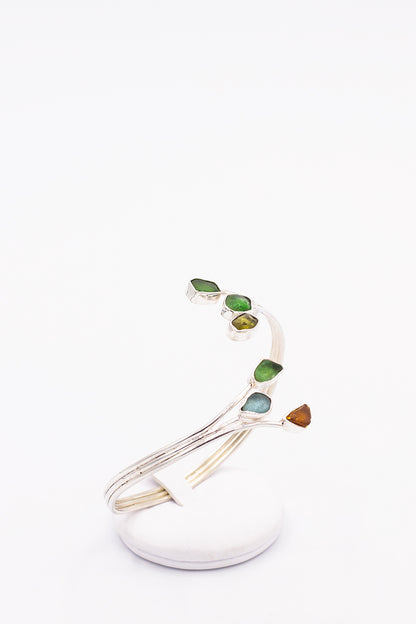 Sea Glass Flexible Bracelet - Idee D'Arte Positano