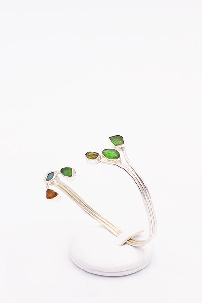 Sea Glass Flexible Bracelet - Idee D'Arte Positano