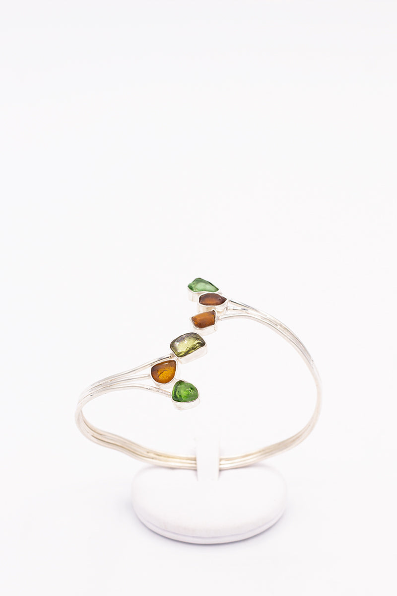 Sea Glass Flexible Bracelet - Idee D'Arte Positano
