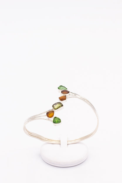 Sea Glass Flexible Bracelet - Idee D'Arte Positano
