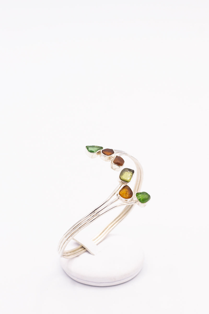 Sea Glass Flexible Bracelet - Idee D'Arte Positano