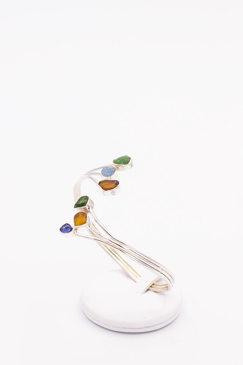 Sea Glass Flexible Bracelet - Idee D'Arte Positano