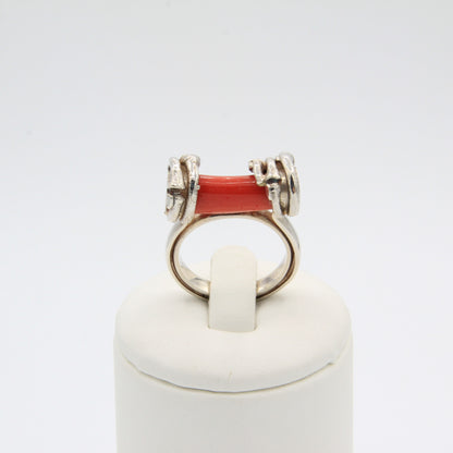 Coral Stick Ring