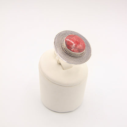 Silver disc Ring