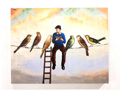 Man with Birds - Idee D'Arte Positano