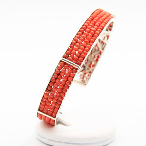 Flexible silver and coral