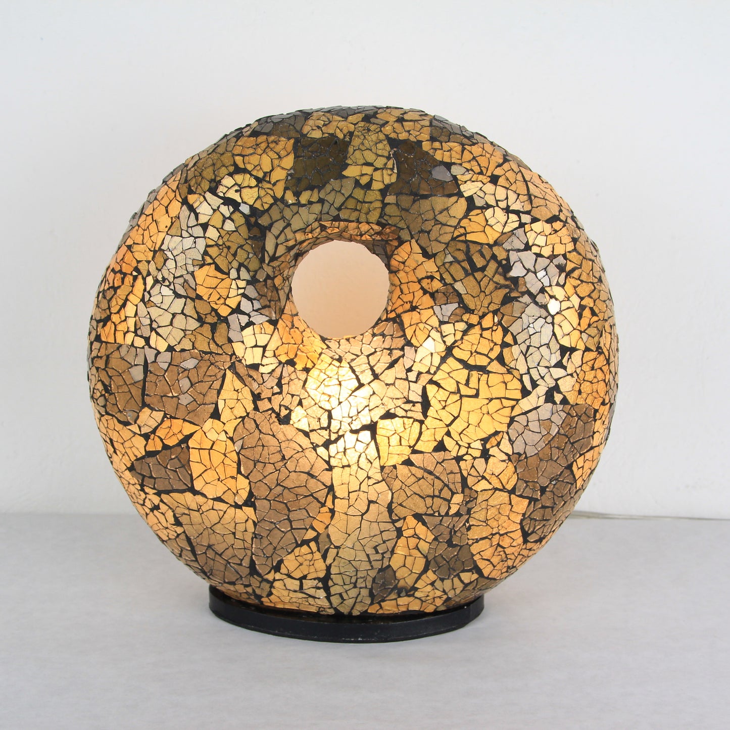 Lamp with hole