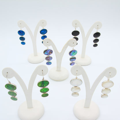 3 Ovals on Earrings - Idee D'Arte Positano