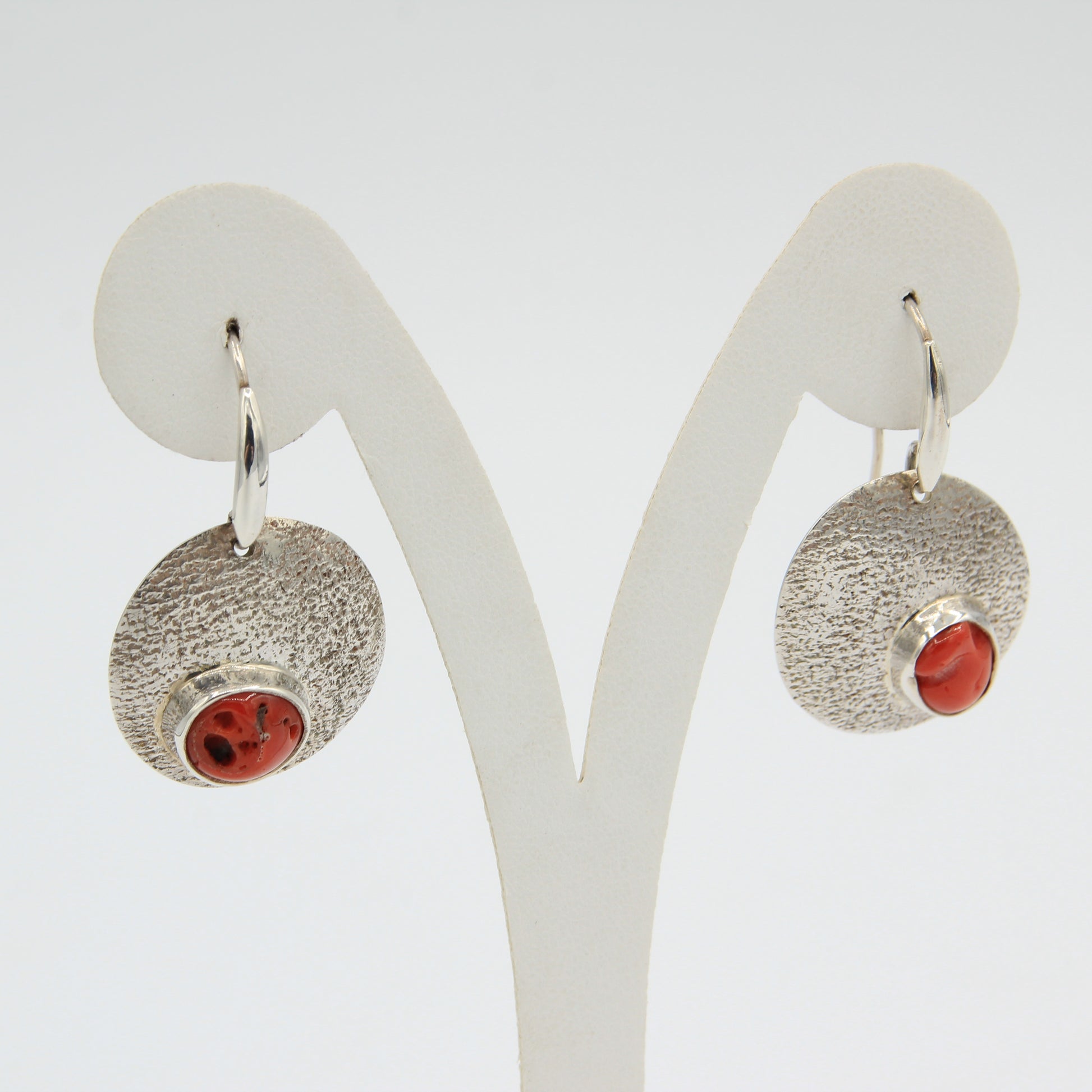 Round Silver and Coral - Idee D'Arte Positano