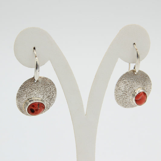 Round Silver and Coral - Idee D'Arte Positano