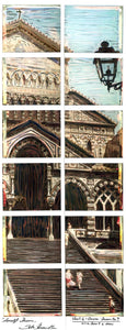 Amalfi Coast Mosaic on Polaroid