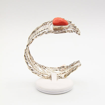 Feather with coral - Idee D'Arte Positano