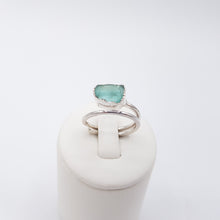 Load image into Gallery viewer, Arienzo Sea Glass Ring - Idee D&#39;Arte Positano
