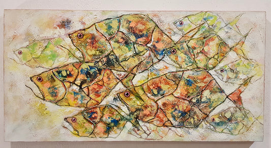 Group of Orange Fish - Idee D'Arte Positano