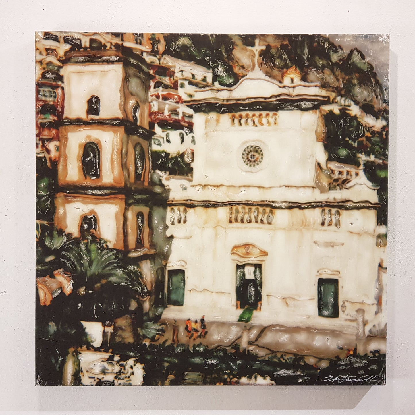 Manipulated Polaroid on Canvas