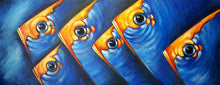 Carica l&#39;immagine nel visualizzatore di Gallery, Lungo gruppo di pesci
