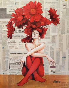 Red Lady Flower - Idee D'Arte Positano