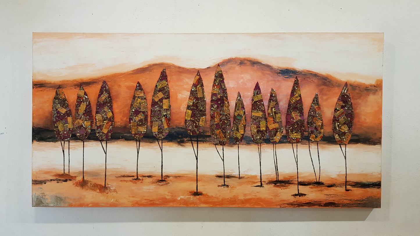 Sunset trees