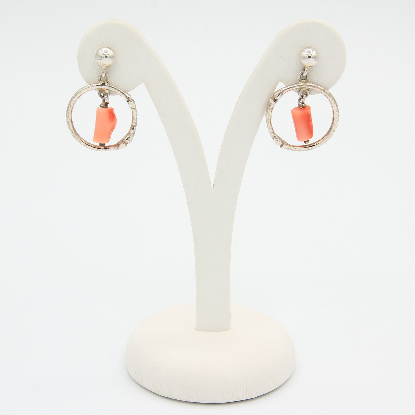 Pink Coral Earrings - Idee D'Arte Positano