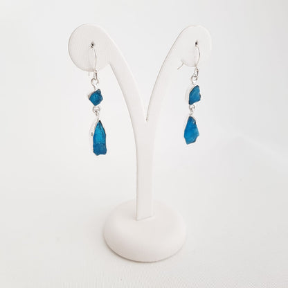 Two Minerals Stones Earrings - Idee D'Arte Positano