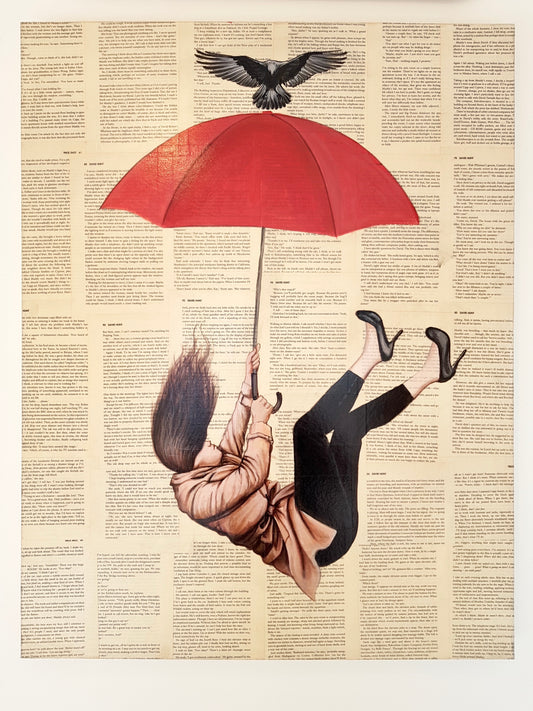 Newspaper Painting - Idee D'Arte Positano