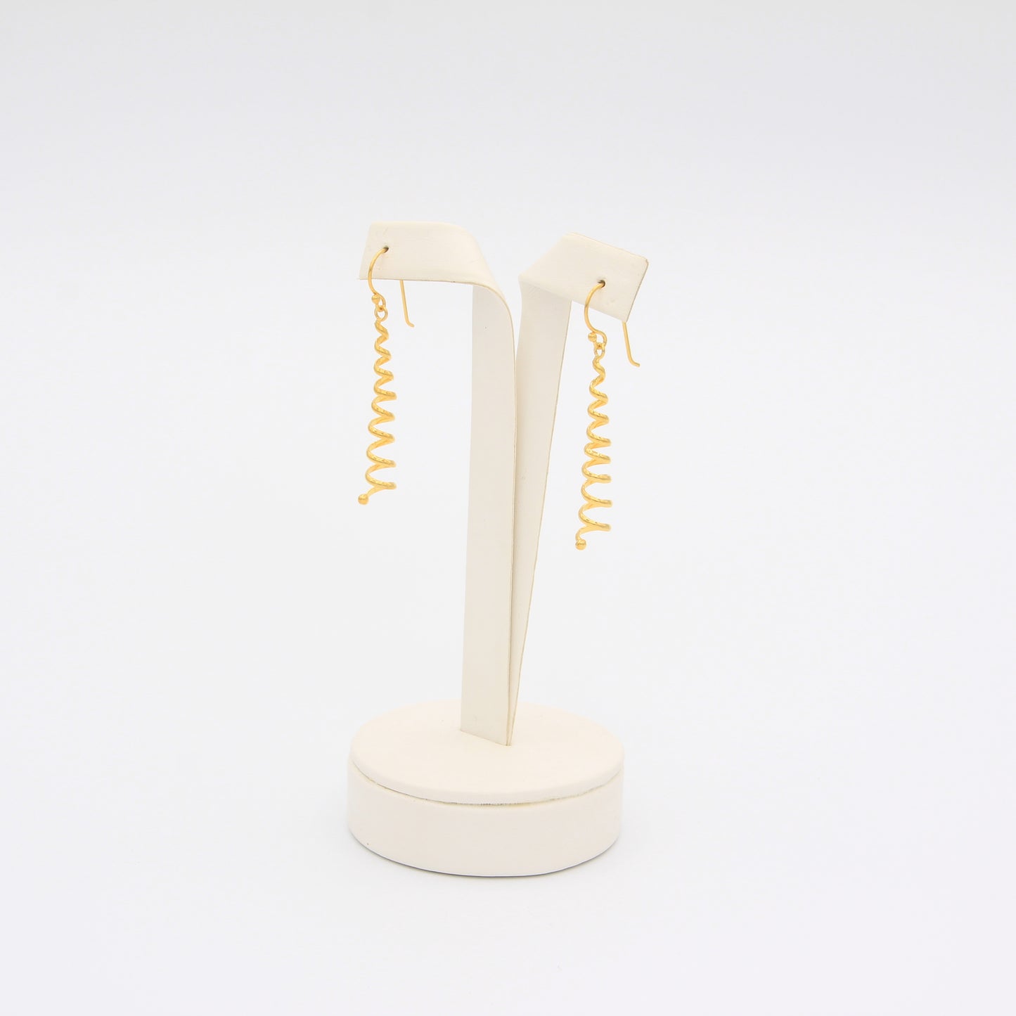 Long Small Spiral Earrings - Idee D'Arte Positano
