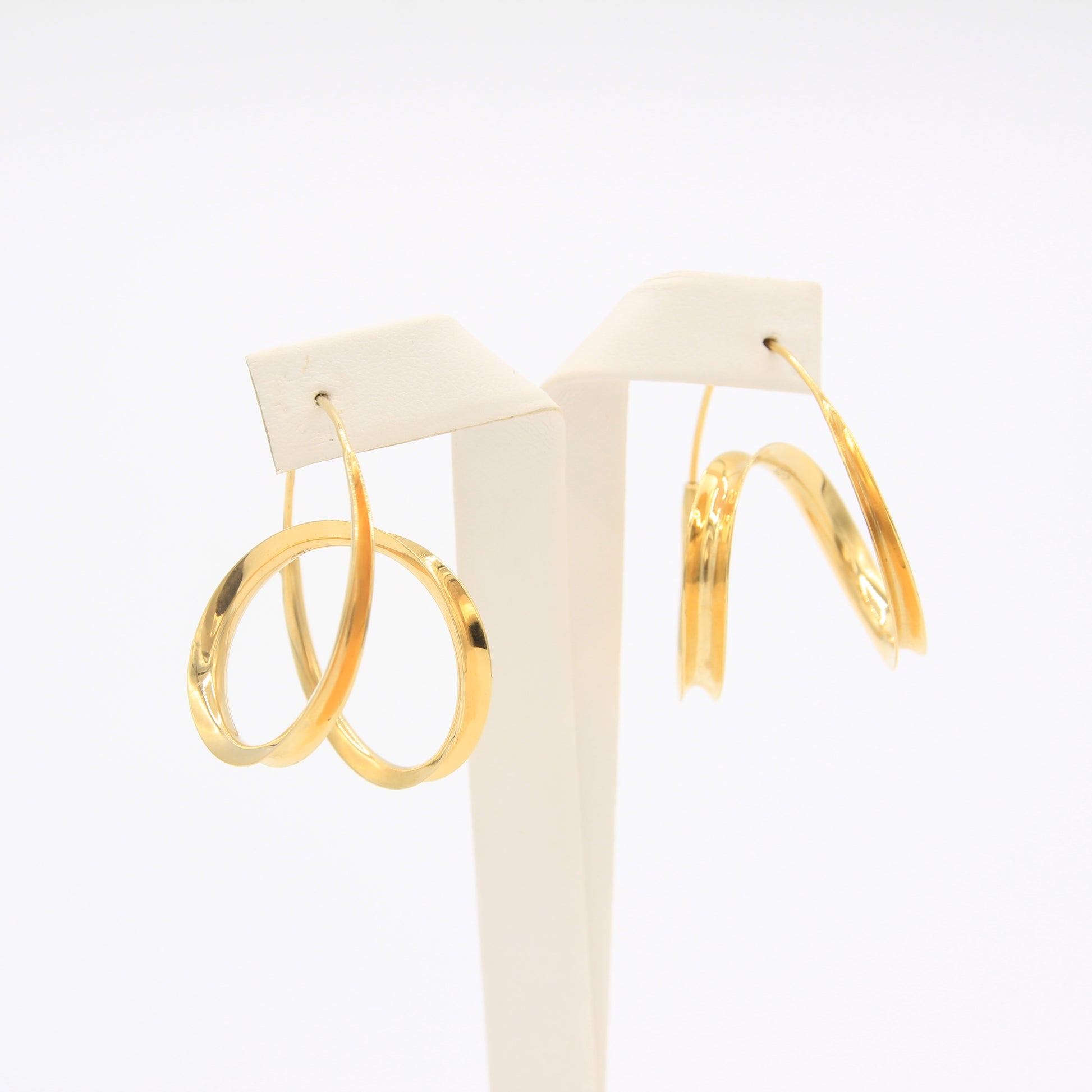 Large Twist Earrings - Idee D'Arte Positano