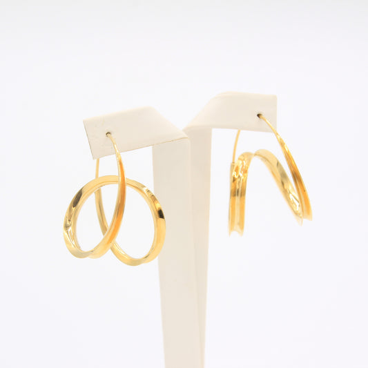 Large Twist Earrings - Idee D'Arte Positano