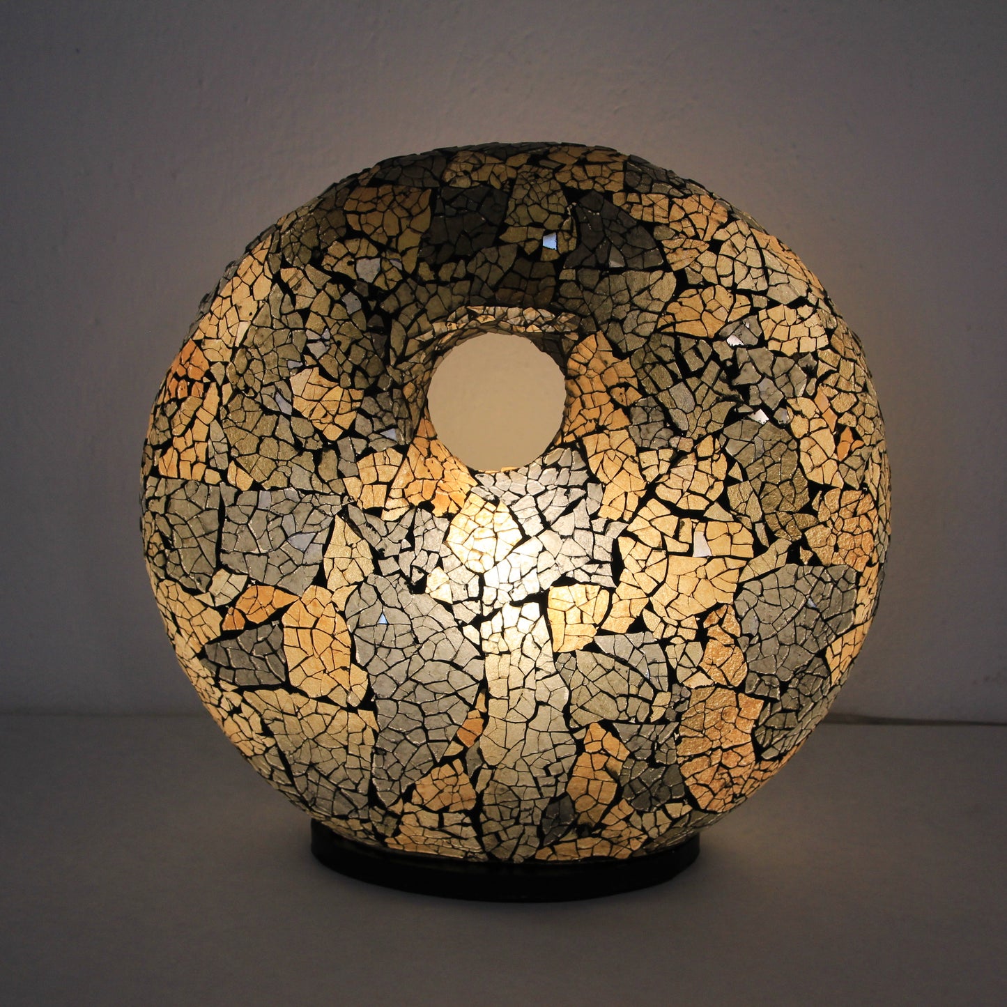 Lamp with hole