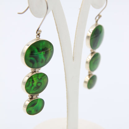 3 Ovals on Earrings - Idee D'Arte Positano