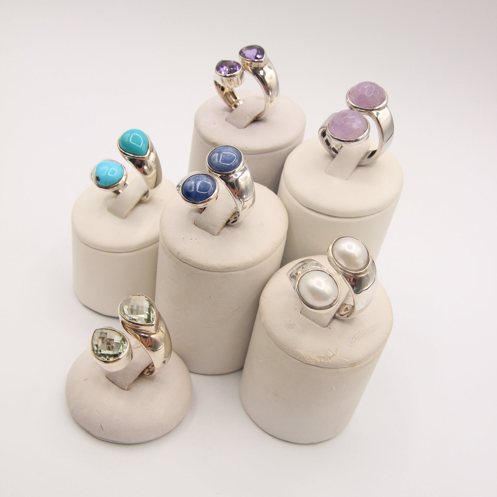 Two stone Rings - Idee D'Arte Positano