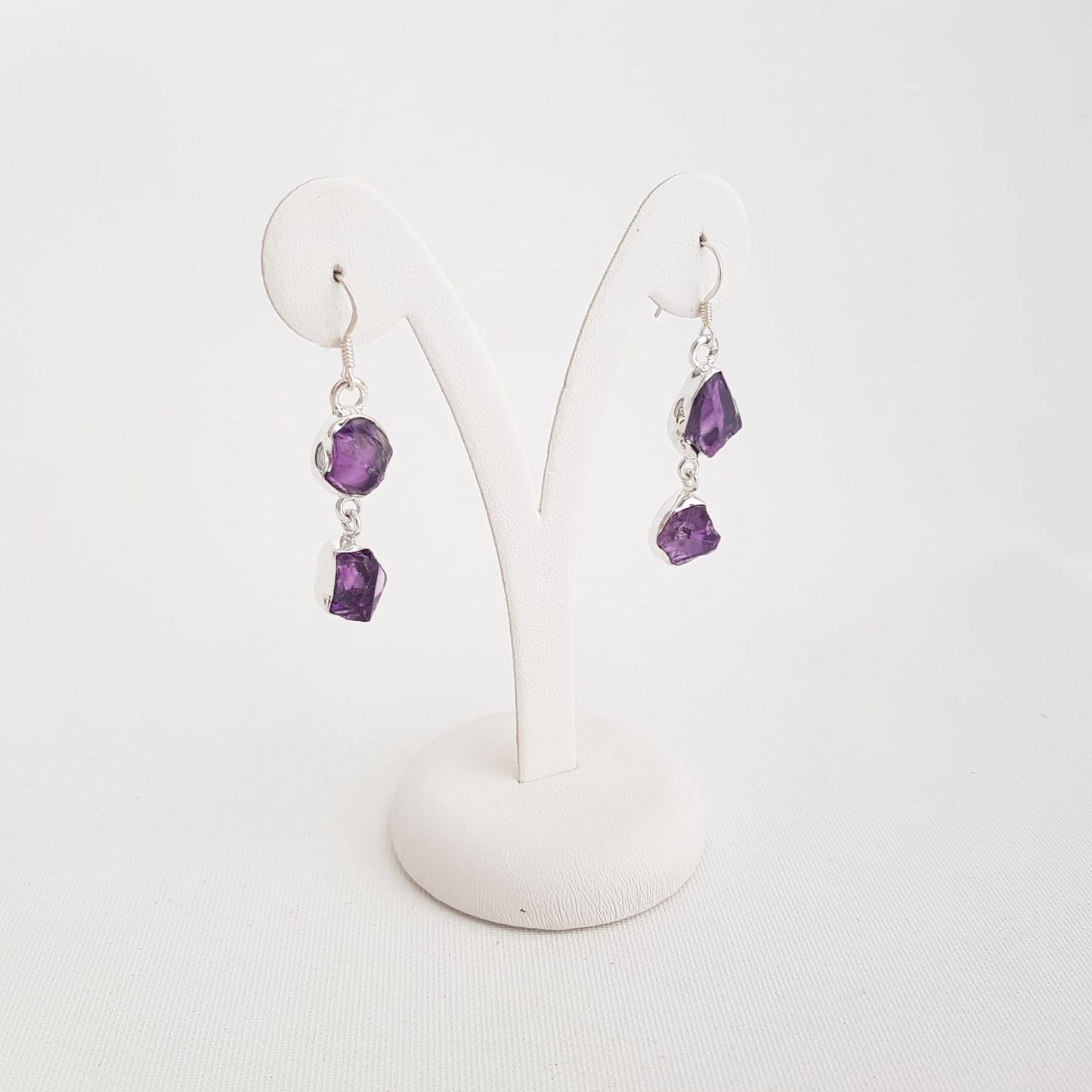 Two Minerals Stones Earrings - Idee D'Arte Positano