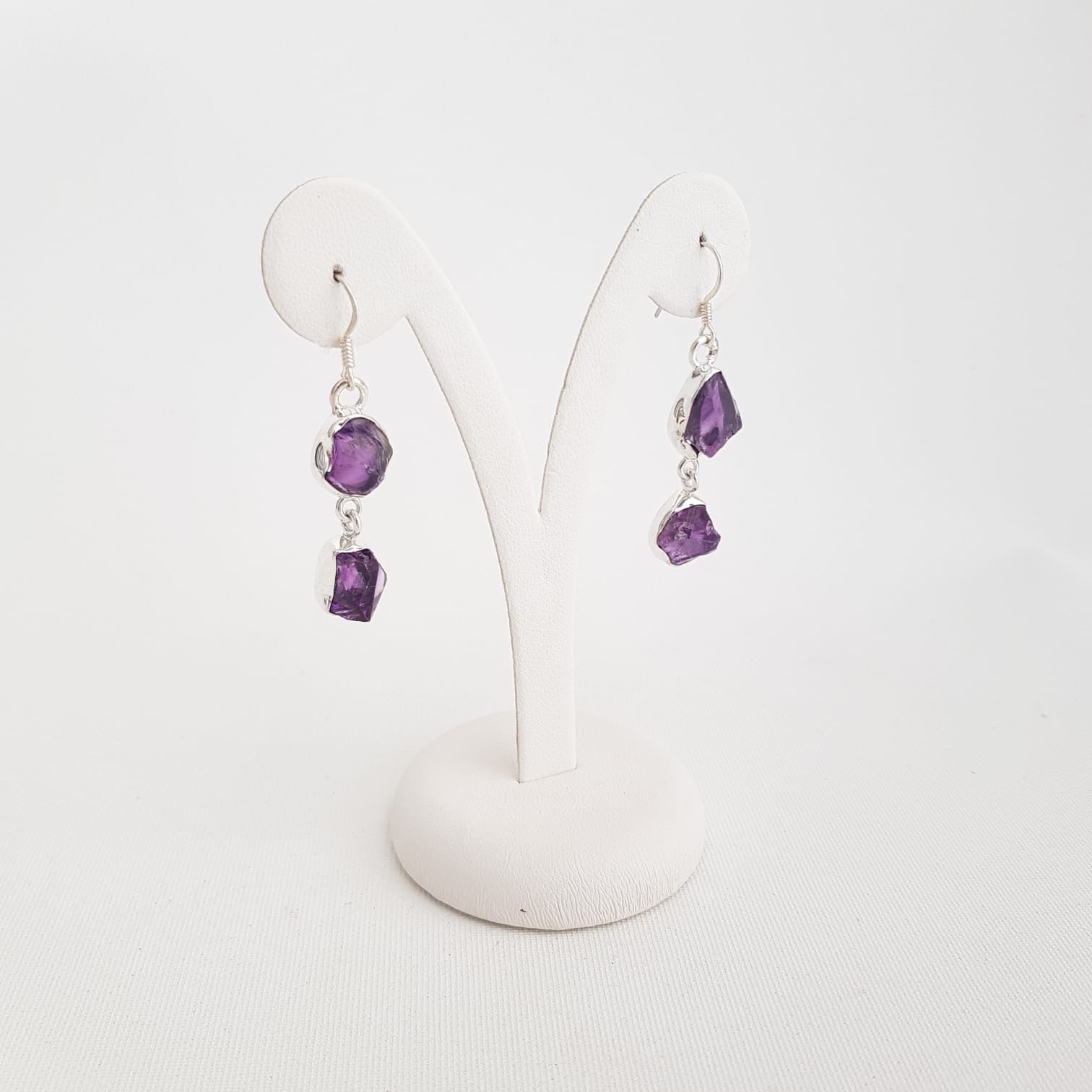 Two Minerals Stones Earrings - Idee D'Arte Positano