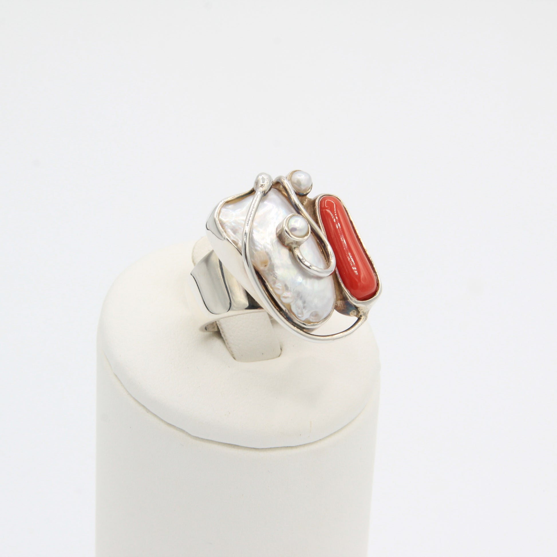 Biwa pearl and coral - Idee D'Arte Positano