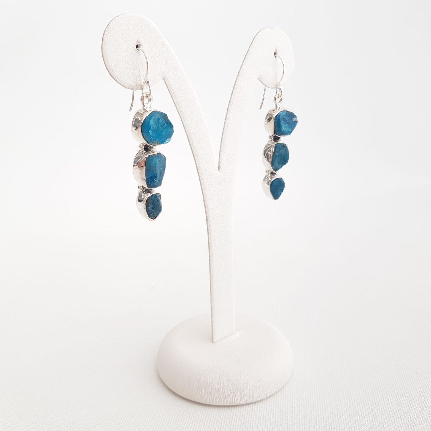 Three Minerals Stones Earrings - Idee D'Arte Positano