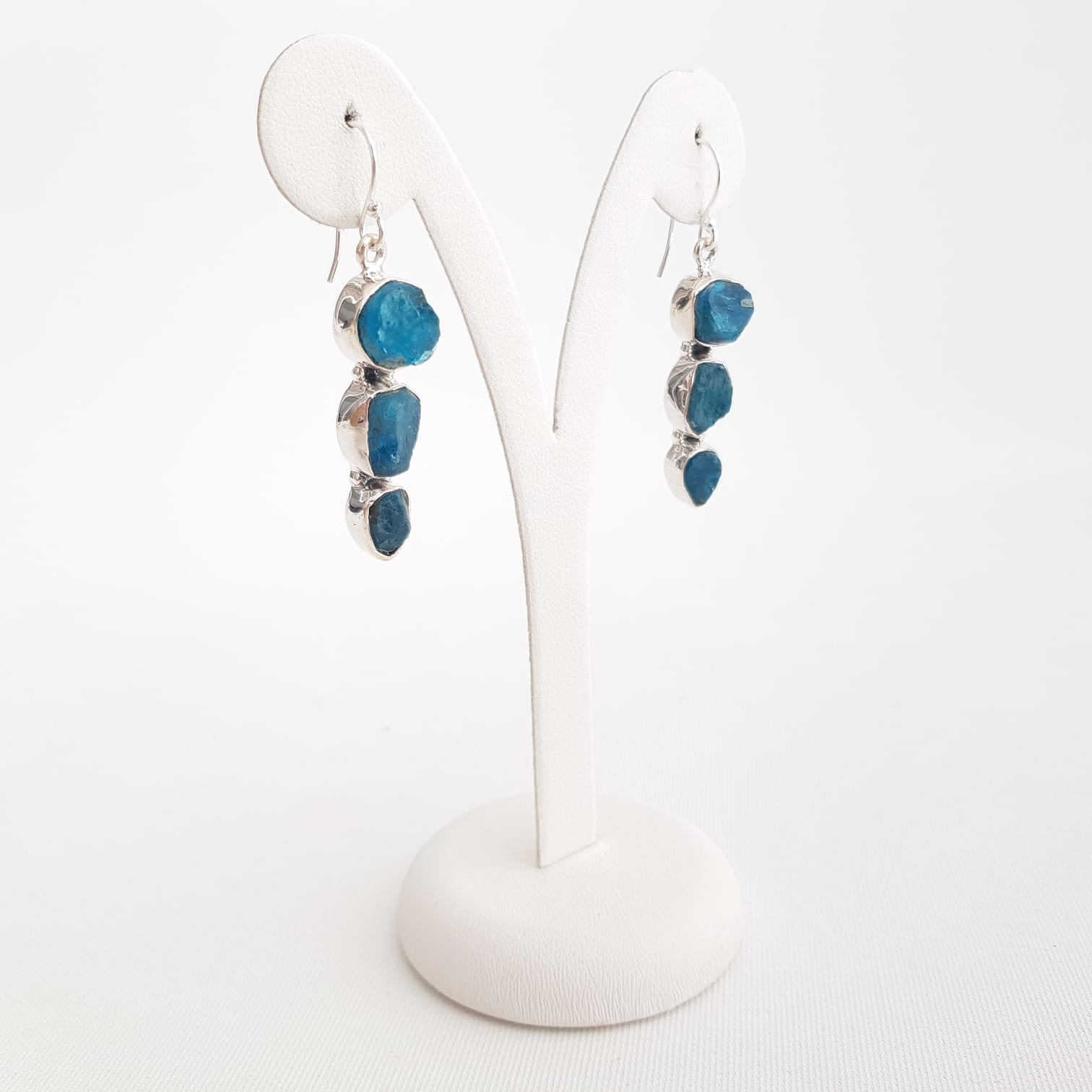 Three Minerals Stones Earrings - Idee D'Arte Positano